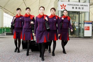 Những tiếp viên hàng không hãng Hong Kong Airlines 