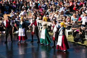 Lễ hội Greek Paniyiri Festival tại công viên Musgravemang màu sắc của văn hóa Hy Lạp