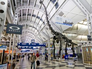 San bay quốc tế ở Chicago là một sân bay lớn