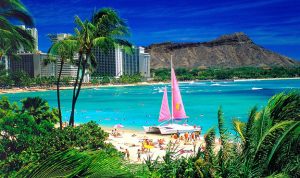  Bãi biển Waikiki ở Honolulu không biết đã níu giữ bao bước chân của du khách