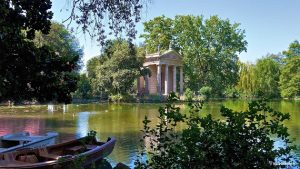 Vườn biệt thự Borghese mang đến cảm giác yên bình